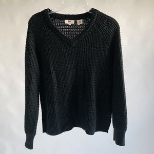 Levi’s Oversized Knit Wool Black Sweater